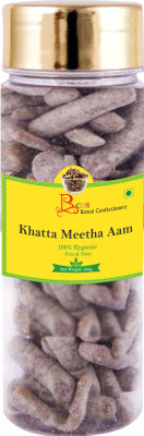 B-con Khatta Meetha Aam Bottel Jar kala kaccha mango Candy(200 g)