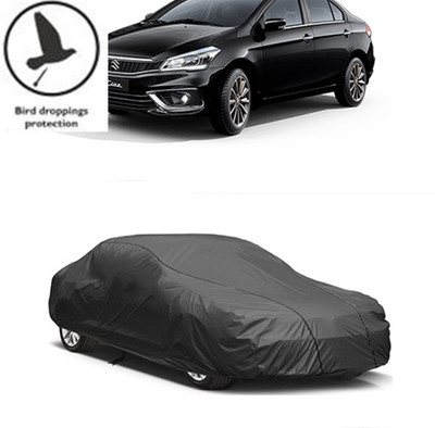 RPSENTTERPR Car Cover For Maruti Suzuki Ciaz (Without Mirror Pockets)(Black, For 2020 Models)