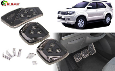 Selifaur B3B361 - 3 Pcs Black Non-Slip Manual Car Pedals kit Pad Covers Set Car Pedal