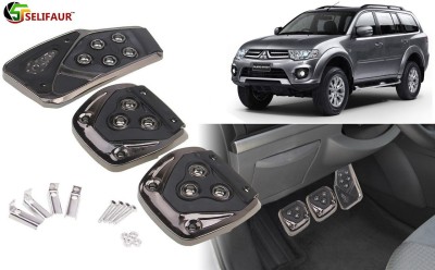 Selifaur B3B283 - 3 Pcs Black Non-Slip Manual Car Pedals kit Pad Covers Set Car Pedal