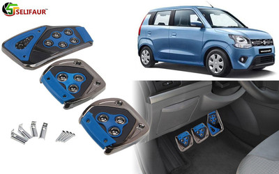 Selifaur B4P239 - Car Pedals Pad Covers Set Car Pedal