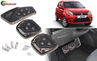 Selifaur B3B198 - 3 Pcs Black Non-Slip Manual Car Pedals kit Pad Covers Set Car Pedal
