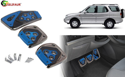 Selifaur B4P342 -Car Pedals Pad Covers Set Car Pedal