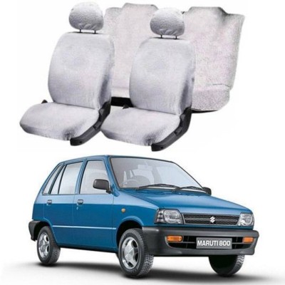 Chiefride Cotton Car Seat Cover For Maruti 800(All Detachable Headrest, Without Back Seat Arm Rest, 5 Seater, 2 Back Seat Head Rests)
