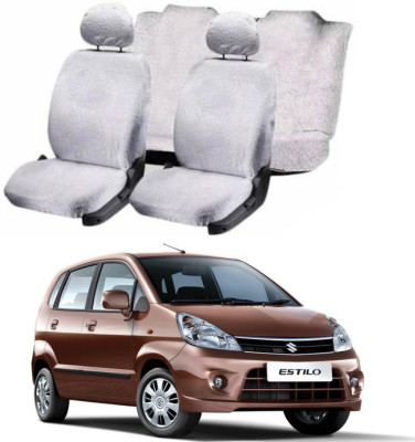 Chiefride Cotton Car Seat Cover For Maruti Zen Estilo(5 Seater, 2 Back Seat Head Rests)