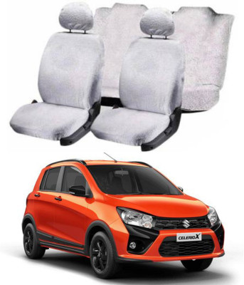 Chiefride Cotton Car Seat Cover For Maruti Celerio(5 Seater, 2 Back Seat Head Rests)