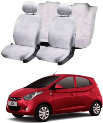 Chiefride Cotton Car Seat Cover For Hyundai Eon(5 Seater, 2 Back Seat Head Rests)