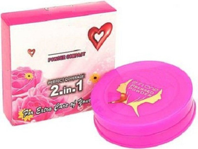 FLENGO Perfect Coverage 2in1 Compact Powder  Compact(Beige, 20 g)