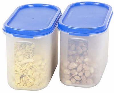 Cutting EDGE Plastic Utility Container  - 1200 ml(Pack of 2, Blue)