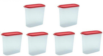TUPPERWARE Plastic Utility Container  - 6.6 L(Pack of 6, Red)