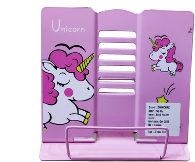Dhinchak 1 Compartments Metallic Book reader stand(Multicolor)