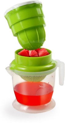 K AND D BROTHERS Plastic Nano Fruit Juicer for Orange & Grapes 2 in 1 Manual Hand Juicer with Strainer and Container Hand Juicer(Multicolor)