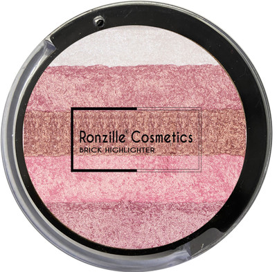 RONZILLE Baked Blusher & Highlighter Brick(Shade-03)