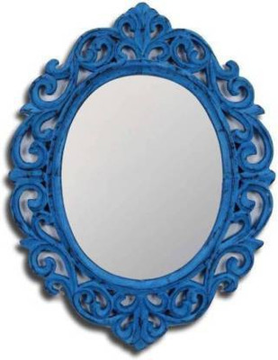 Home Collection MM-3004 Decorative Mirror(Oval Finish : glossy)