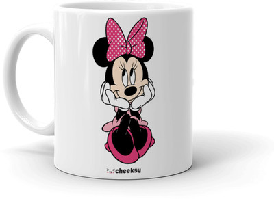 Cheeksy CHK-0041-MUG-SINGLE Ceramic Coffee Mug(300 ml)