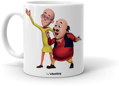 Cheeksy CHK-0104-MUG-SINGLE Ceramic Coffee Mug(300 ml)
