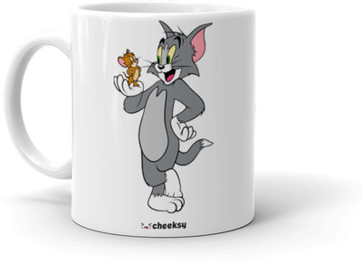 Cheeksy CHK-0097-MUG-SINGLE Ceramic Coffee Mug(300 ml)