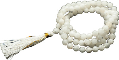 RUDRAZONEUN Hakik Mala 108 Bead Mala Stone Chain For Meditation Sapphire Stone Chain