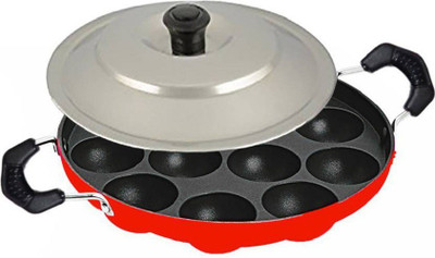 Sahas with Lid 0.25 L capacity 23 cm diameter(Aluminium, Non-stick)