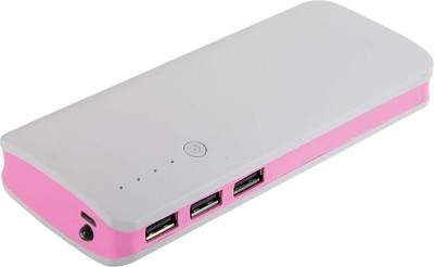 Binori 20000 mAh Power Bank(Pink, White, Lithium-ion, for Mobile)