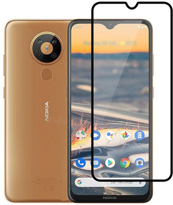 Caseline Edge To Edge Tempered Glass for Nokia 5.3(Pack of 1)