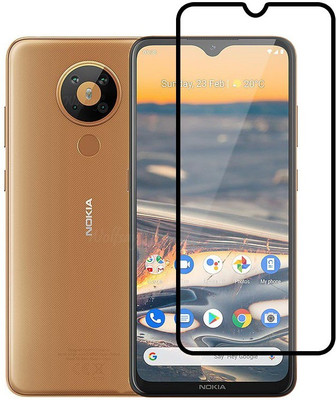 Caseline Edge To Edge Tempered Glass for Nokia 5.3(Pack of 1)