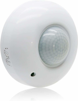 jenix Ceiling Mounted 360 Degree Energy PIR Motion Sensor Detector Switch with Light Sensor I Automatic Switch ON and Off Light, Fan Wall Ceiling Switch 10 A Motion Sensor Electrical Switch(White)