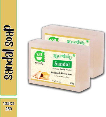 Ayurdaily Natural Sandal Bath Soap(2 x 125 g)