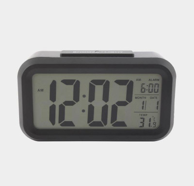 Adonai Digital Black Clock
