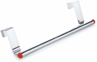 Hasti Over Cabinet Stainless Steel Towel Bar/Kitchen Hook Holder (9-inch) Silver Towel Holder(Stainless Steel)