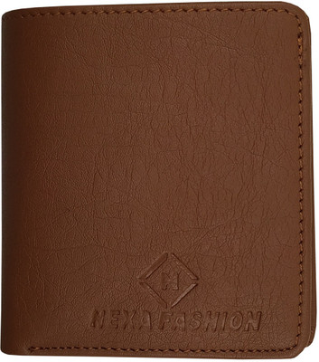 NEXA FASHION Men Casual Tan Artificial Leather Wallet(7 Card Slots)