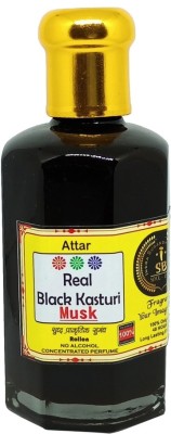 INDRA SUGANDH BHANDAR Real Black Musk|Kasturi Extract of Kasturi Dana Long Lasting Fragrance Herbal Attar(Gold Musk)