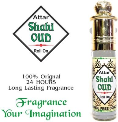INDRA SUGANDH BHANDAR Shahi Oudh For Men 24 Hours Long Lasting Fragrance Herbal Attar(Oud (agarwood))