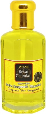 INDRA SUGANDH BHANDAR Mysore Kesar Chandan Pure and Original Saffron Sandal Long Lasting Fragrance Herbal Attar(Zafari, Saffron)