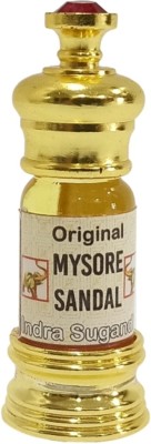 INDRA SUGANDH BHANDAR Pure Mysore Sandal - Original Chandan Rich & Antique Long Lasting Fragrance Herbal Attar(Sandalwood)