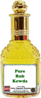INDRA SUGANDH BHANDAR Rich & Divine Kewda|Kewra Pure & Natural Long Lasting Fragrance roll on Herbal Attar(Kewda)