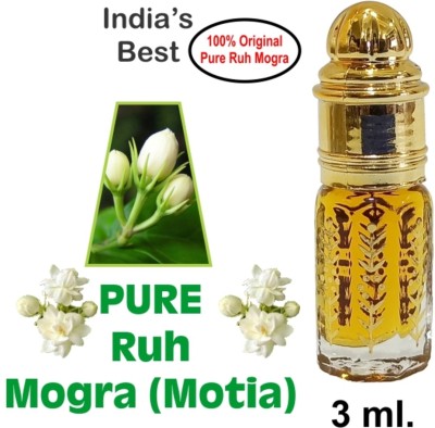 INDRA SUGANDH BHANDAR Natural Series Pure Mogra Oil Real Motia Bapka Process Fragrance Oil Herbal Attar(Mogra)