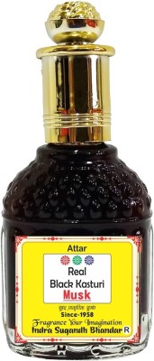 INDRA SUGANDH BHANDAR Real Black Musk Extract of Kasturi Dana Long Lasting Fragrance Herbal Attar(Musk)