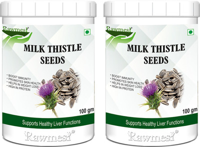 Rawmest Organic Milk Thistle Seeds for Boosting Liver Health and Lowering Cholesterol(200)