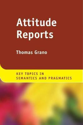 Attitude Reports(English, Hardcover, Grano Thomas)