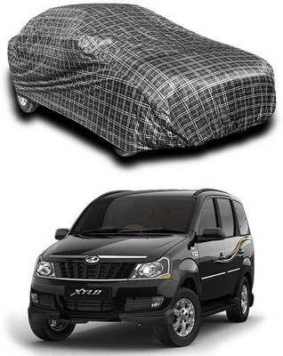 ANTHUB Car Cover For Mahindra Xylo (Without Mirror Pockets)(Black, White)