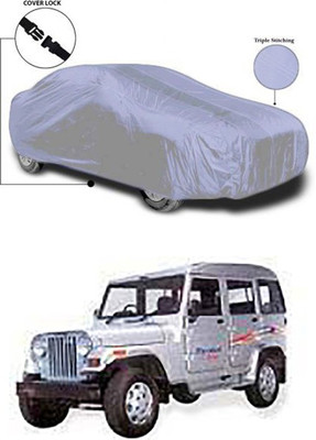 Billseye Car Cover For Mahindra Marshal (Without Mirror Pockets)(Silver)