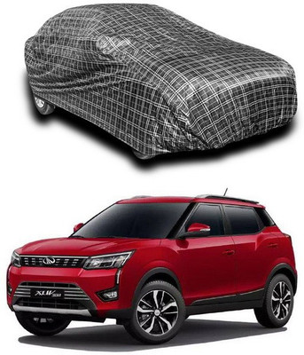 ANTHUB Car Cover For Mahindra XUV 300 (Without Mirror Pockets)(Black)