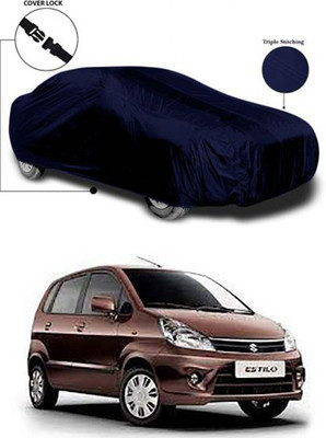 Coverit Car Cover For Maruti Suzuki Zen Estilo (Without Mirror Pockets)(Blue)