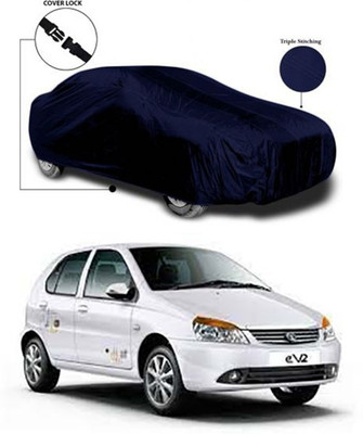 Coverit Car Cover For Tata Indica eV2 (Without Mirror Pockets)(Blue)