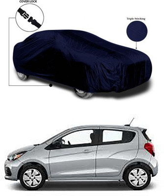 Billseye Car Cover For Chevrolet Spark (Without Mirror Pockets)(Blue)