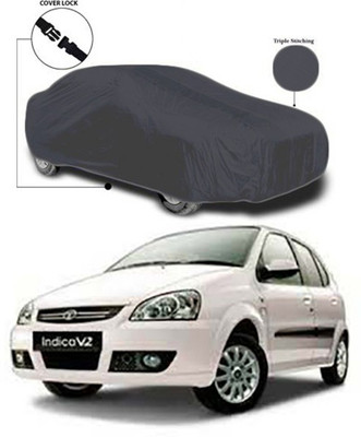 Coverit Car Cover For Tata Indica V2 (Without Mirror Pockets)(Grey)