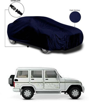 Coverit Car Cover For Mahindra Bolero (Without Mirror Pockets)(Blue)