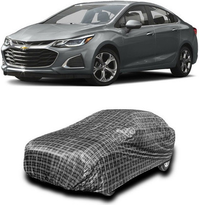 SEBONGO Car Cover For Chevrolet Cruze (Without Mirror Pockets)(Black)