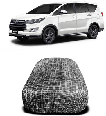 ANTHUB Car Cover For Toyota Innova (Without Mirror Pockets)(Black)